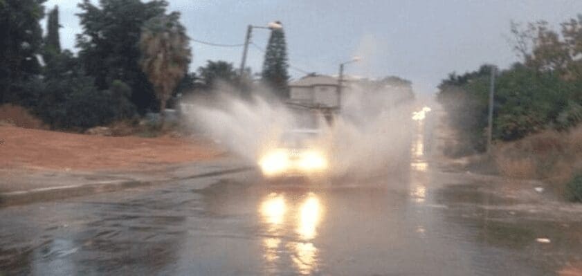 נהיגה בחורף (צילום: עמותת אור ירוק)