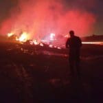 שריפת חורש בשני מוקדים בטבעון (צילום: לוחמי האש)