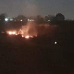 שריפת חורש בשני מוקדים בטבעון (צילום: לוחמי האש)