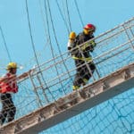 תרגיל שריפה וחילוץ באונית משא בנמל חיפה (צילום: כבאות והצלה תחנה איזורית חיפה)