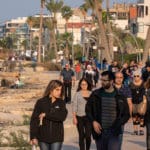 טיילת בת גלים בחיפה (צילום: ירון כרמי)