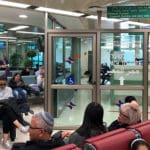 אולם הנוסעים – שדה התעופה של חיפה (צילום: ירון כרמי)