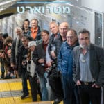 צלמי התערוכה 'מטרוארט' בכרמלית חיפה (צילום: ירון כרמי)