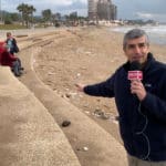 ירון כרמי – זכוכיות חדות נחשפו מהבטון בטיילת חוף הכרמל