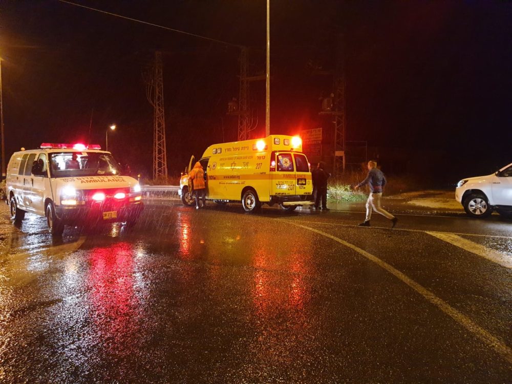 צעיר שנפגע מפגיעת ברק באזור רמת השופט מאושפז בבית החולים רמב