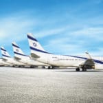 תמונת אילוסטרציה של שמונת מטוסי ה-737-900 של חברת אל על צילום יחצ