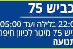 באנר יפה נוף – חסימת כביש – הירידה מכביש 22 לכביש 75 חיבורי נמל – רחב