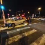 תאונת דרכים בכניסה לכפר חסידים על כביש 70 (צילום: איחוד הצלה)