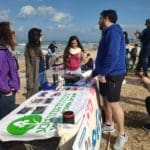 מבצע ניקוי חוף התכלת – Beach cleanup • מול הכנסיה (צילום: רותם וידן)