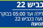 באנר יפה נוף – פרוייקט גשרי נמל , כביש 22/75 • בריף 58219 הז 70872