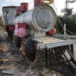 קטר קיטור – הרכבת החיג'אזית – קריית חרושת  (צילום: ירון כרמי)