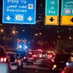 עומס תנועה על כביש 22 – ארכיון (צילום: ירון כרמי)
