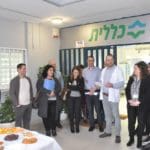 דר בשיר עוואדיה מברך בטקס פתיחה מחודשת של מרפאת קרית עמל (צילום: צבי מינקוביץ)