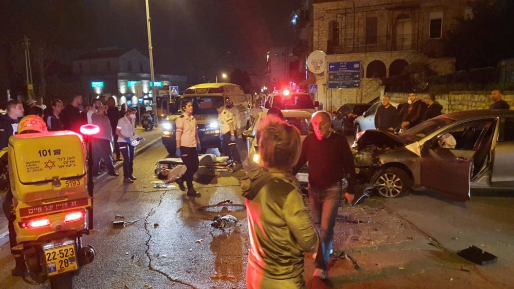 תאונת דרכים ברחוב אלנבי