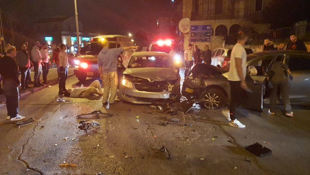 תאונת דרכים ברחוב אלנבי 