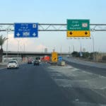 מחלף כביש 22 כביש 75 בחיפה (צילום: ירון כרמי)