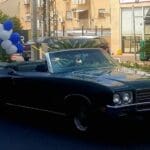 מצעד המכוניות בחיפה מגיע לרח' אח"י אילת, קריית חיים (צילום: שוסטרמן דיאנה)