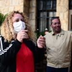 מסיבת מרפסות בנווה שאנן בתקופת סגר הקורונה (צילום: חגית אברהם)