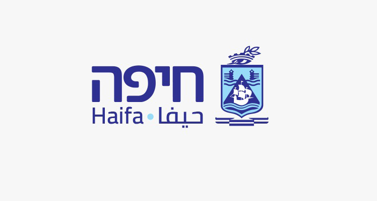 לוגו עיריית חיפה - שיתוף במדיה - רוחב 750
