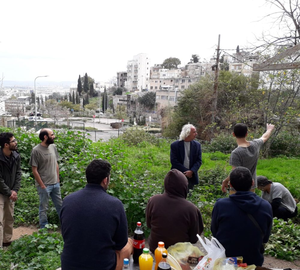פרויקט הגינה הקהילתית ברחוב סירקין בחיפה (צילום: ניב אוז'לבו (עוז))