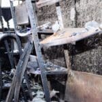 שוק תלפיות בחיפה ביום שאחרי השרפה (צילום: חגית אברהם)
