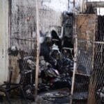 שוק תלפיות בחיפה ביום שאחרי השרפה (צילום: חגית אברהם)