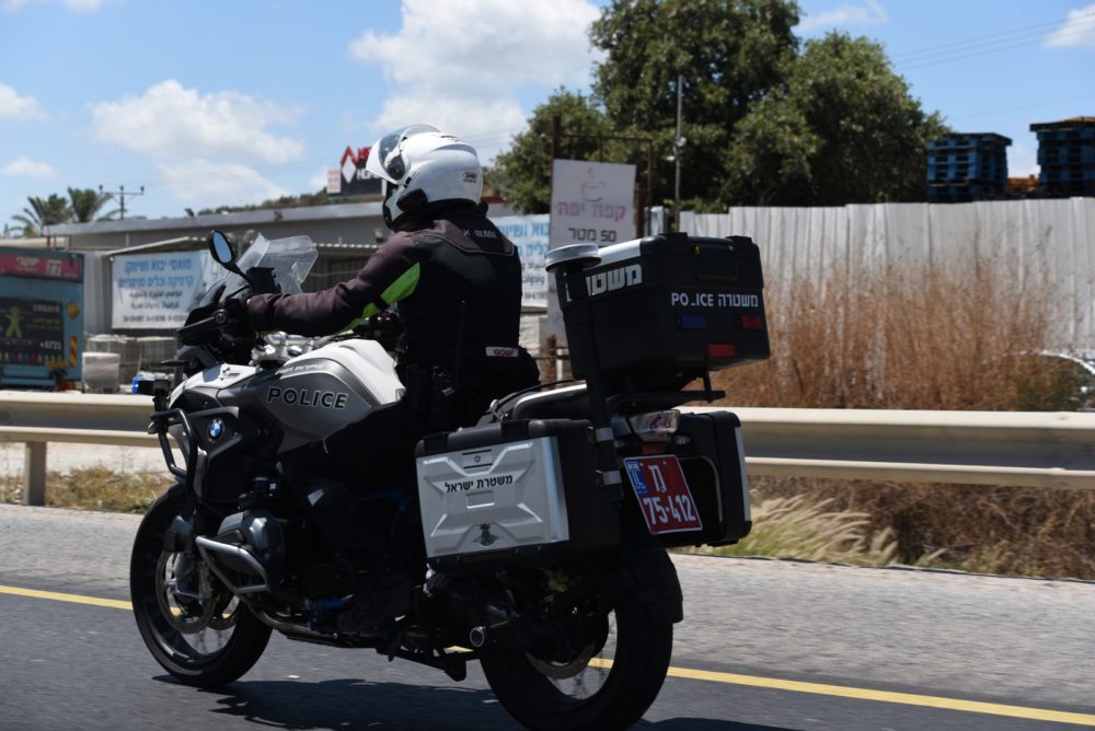 אופנוע של משטרת ישראל (צילום: משטרת ישראל)