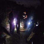 אם ובנה אבדו בין דניה לטירת כרמל ומחולצים כעת (צילום: לוחמי האש)