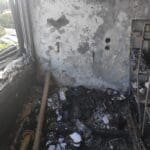 שריפה בבית לחם בחיפה (צילום: כבאות והצלה)