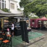 קרוניות מזון Food Trucks בנמל של העיר ריו בברזיל (צילום: ירון כרמי)