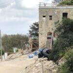 מתחם מערת אליהו בתקופת השיפוץ (צילום: ירון כרמי)