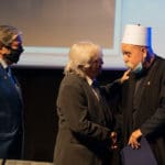 השיח מואפק טריף מקבל את עיטור פול האריס – רוטרי הוד הכרמל (צילום: ירון כרמי)