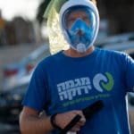 מיצג תנועת "XR – המרד בהכחדה" – טיילת בת גלים בחיפה (צילום: ירון כרמי)