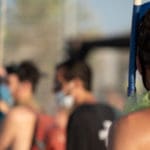 מיצג תנועת "XR – המרד בהכחדה" – טיילת בת גלים בחיפה (צילום: ירון כרמי)