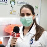 ד"ר שלי נאור – מנהלת מעבדת הסרולוגיה • מסע מצולם במעבדת כללית בנשר (צילום: ירון כרמי)