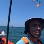 גיל הורביץ וערן סלע – מחנה אימונים בקריית ים – הסבת שייטים לקייט פויל לקראת אולימפיאדת פריז 2020 (צילום: ירון כרמי)