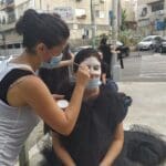 הלוויה לכדור הארץ | הפגנה מול עיריית חיפה – המרד בהכחדה (צילום: חגית אברהם)