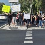 מחאה עו"סים (צילום: עובדים  סוציאליים בשטח)