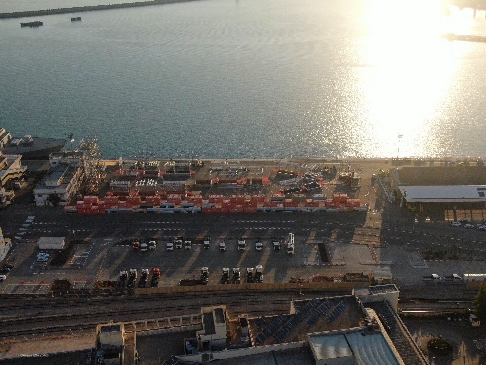 נינג'ה בנמל חיפה (צילום: מרום בן אריה)
