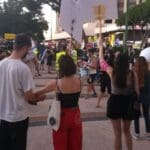 הפגנה במרכז הכרמל בחיפה נגד השחיתות של נתניהו 20/8/20 (צילום: סיגל שטרנברג)