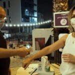 הקפדה על כללי התו הסגורל – נגה כרמי – תאטרון חיפה – הופעות תחת כיפת השמים בעידן הקורונה (צילום: ירון כרמי)