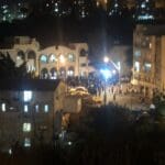 הפרה המונית של הסגר בישיבת יחל ישראל ברמת טז'ניץ בחיפה (צילום: צוות חי פה בשטח)