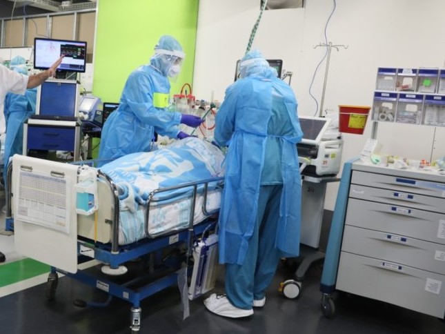 קורונה בבתי החולים בחיפה, התמונה להמחשה בלבד, אין קשר לנאמר בכתבה (צילום: דוברות רמב"ם)