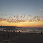 שקיעה של סתיו – חוף קריית ים (צילום: חן דיין)