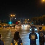 מחאת הנוער העובד והלומד נגד רצח נשים (צילום: אופיר מזרחי)