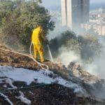 כיבוי השרפה (צילום: כבאות והצלה)