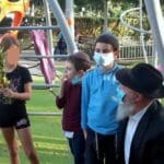 שיירת השמחה (צילום: הרב שלמה חיים ליסון חב"ד כרמל מערבי)