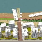 הדמיה – התחדשות עירונית בקריית חיים (הדמיה באדיבות פרופ' אדר' אירית צרף אדריכלות ובינוי ערים)