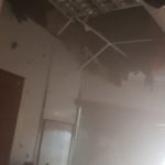 שרפה בבניין משרדים (צילום: כבבאות והצלה)