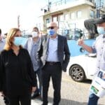 גילה גמליאל | תרגיל זיהום ים (צילום: המשרד להגנת הסביבה)
